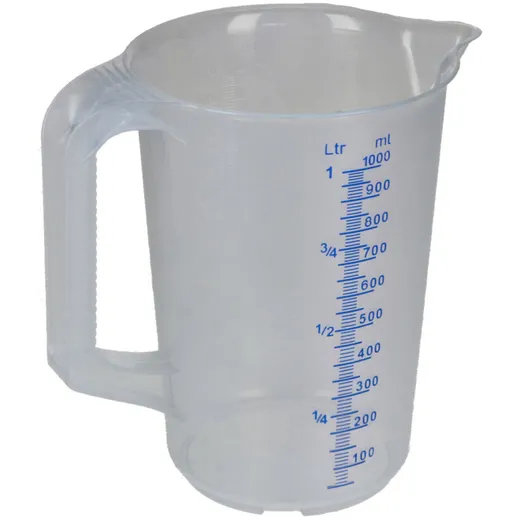 Measuring cup plastic transparent 1000ml MG00088505