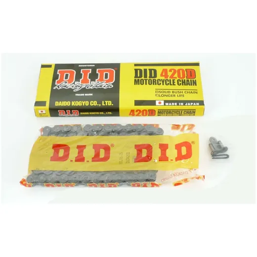 Kette DID 116 Glieder 420D für Zündapp KS 80, SX, K, Kreidler Florett RS, Puch MG00092114