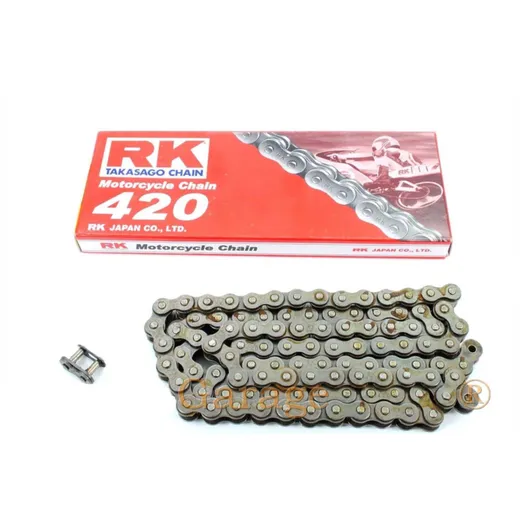 Kette Stahl 420 114 Glieder für Kawasaki AE 80, AR Suzuki TS 50 MG00092159