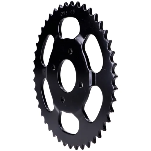 Sprocket Esjot steel 43 teeth black for Hercules Supra 2 D, _2