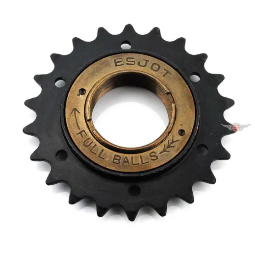 Freewheel pinion Esjot 22 teeth black/bronze for Kreidler Flory MF 2 MP 2, Piaggio Ciao SI Bravo, Zündapp Automatic moped type 4 Freewheel pinion Esjot 22 teeth black/bronze for Kreidler Flory MF 2 MP 2, Piaggio Ciao SI Bravo, Zündapp Automatic moped type 4