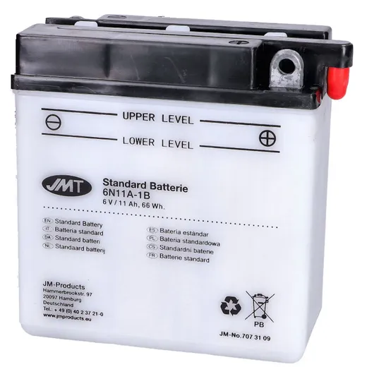 Akku Batterie 6 Volt 11Ah ohne Säurepack für Simson, BMW R 26, 27, Heinkel Tourist 101, 102, 103, 150, 175, Hercules K 125 BW, M Akku Batterie 6 Volt 11Ah ohne Säurepack für Simson, BMW R 26, 27, Heinkel Tourist 101, 102, 103, 150, 175, Hercules K 125 BW, M