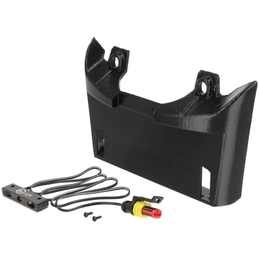 Nummernschildhalter und Kennzeichenbeleuchtung Moto Nostra, Shorty unlackiert für Vespa GTS 125/300 HPE MN4550S