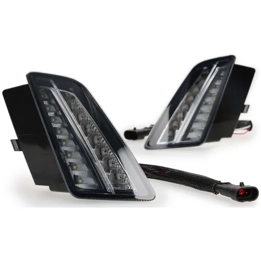 Turn light set front/rear Moto Nostra smoked glass LED with _1