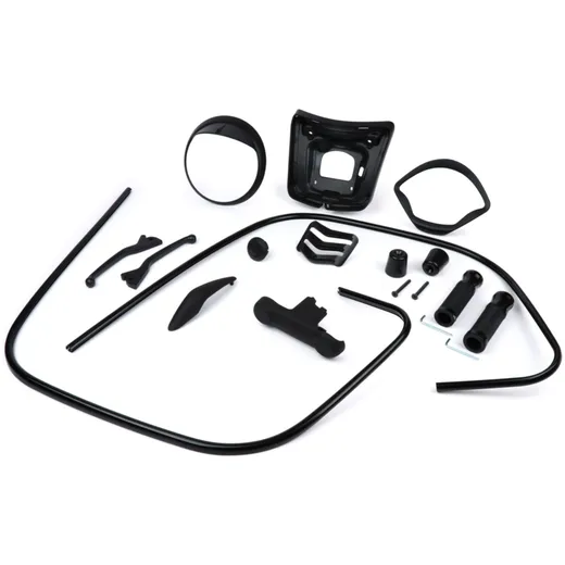 Styling-Kit Moto Nostra "Black Collection" schwarz matt für Vespa GTS300 (2016-2018), Vespa GTS 125 (2016-2018) MN7300MB