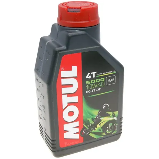 Motul engine oil 4-stroke 4T 5000 10W40 MA2 1 Liter MOT104054