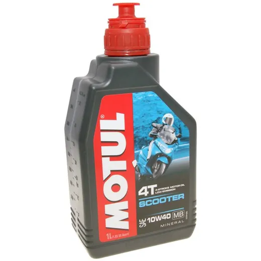 Motul engine oil 4-stroke 4T 10W40 Scooter MB 1 Liter MOT105937 Motul engine oil 4-stroke 4T 10W40 Scooter MB 1 Liter MOT105937