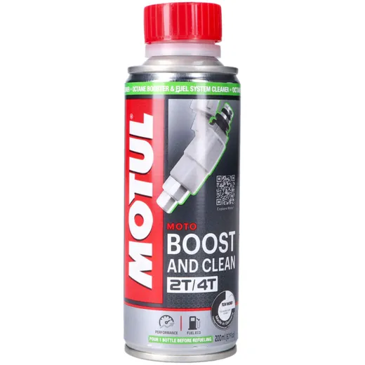 fuel system cleaner / octane booster Motul Boost and Clean 200ml for petrol engines MOT110873 fuel system cleaner / octane booster Motul Boost and Clean 200ml for petrol engines MOT110873