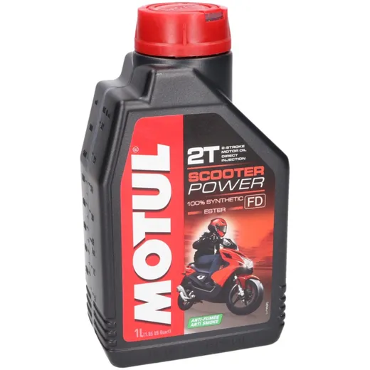 Motul engine oil 2-stroke Scooter Power synthetic 1 liter MOT832101 Motul engine oil 2-stroke Scooter Power synthetic 1 liter MOT832101