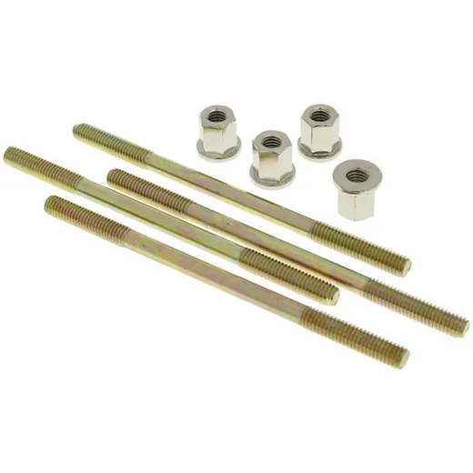 Gewinde Stehbolzensatz Zylinder Naraku mit Muttern M6x110mm - 4 Stück NK101.83 Gewinde Stehbolzensatz Zylinder Naraku mit Muttern M6x110mm - 4 Stück NK101.83