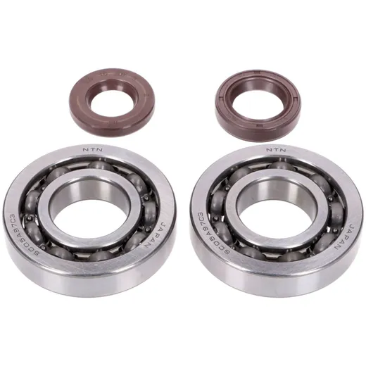 crankshaft bearings Naraku FKM heavy duty C3 left and right incl. oil seals for Peugeot 100cc 2-stroke NK104.12