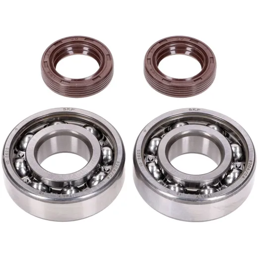 crankshaft bearing set Naraku SKF / FKM Premium C4 metal cage for Peugeot horizontal NK104.22