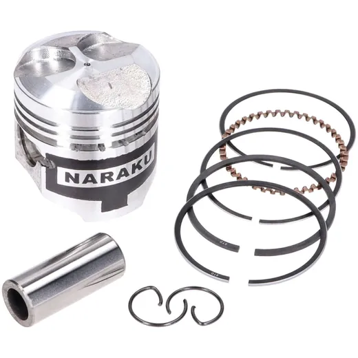 piston set Naraku V.2 50cc 39.00mm for Piaggio 4-stroke 3-valve NK104.49