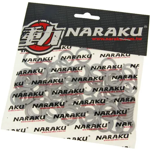 Dichtringe Aluminium Naraku 12x18x1,5mm 100 Stück NK150.43-100