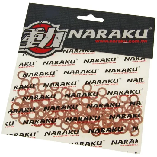 Dichtringe Kupfer Naraku 6x10x1,5mm 100 Stück NK150.59-100