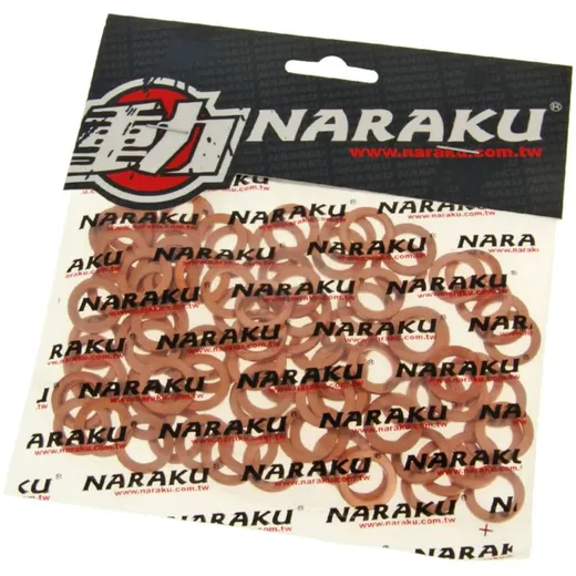 Dichtringe Kupfer Naraku 10x16x1,5mm 100 Stück NK150.69-100