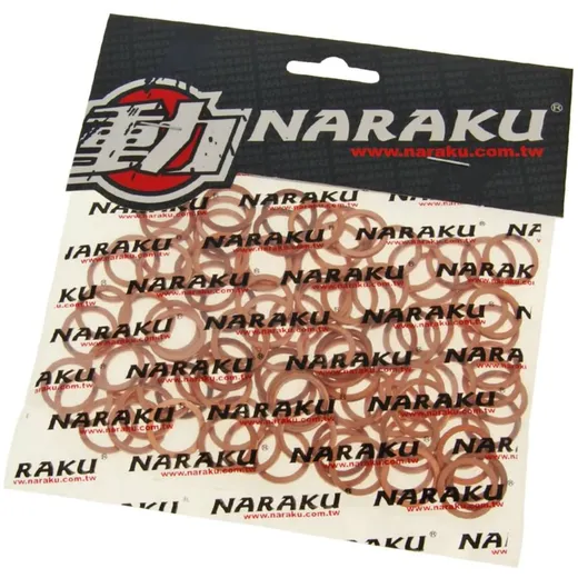 Dichtringe Kupfer Naraku 12x16x1,5mm 100 Stück NK150.70-100