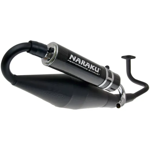 Schalldämpfer Auspuff Naraku Crossover Schwarz Carbon für GY6 139QMB/QMA NK400.01