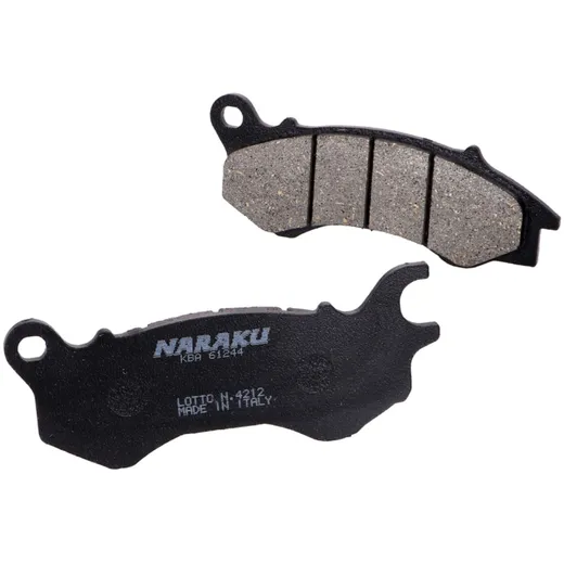 Bremsklötze Bremsbeläge Naraku organisch für Honda PCX 125, NSC, Vision, Peugeot, Torrot NK430.14