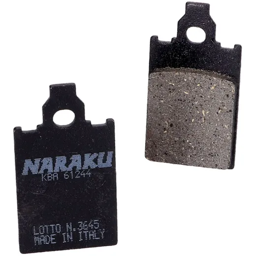 Bremsklötze Bremsbeläge Naraku organisch für Aprilia, Malaguti, Piaggio, Simson NK430.19