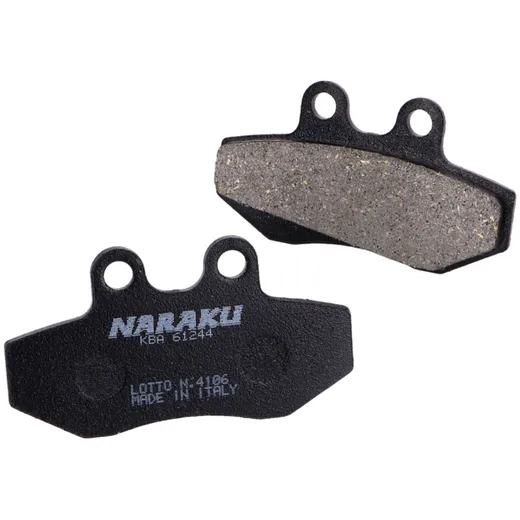 Bremsbeläge Naraku organisch für Aprilia, Beta, Derbi, Cagiva, Peugeot, Rieju NK430.28
