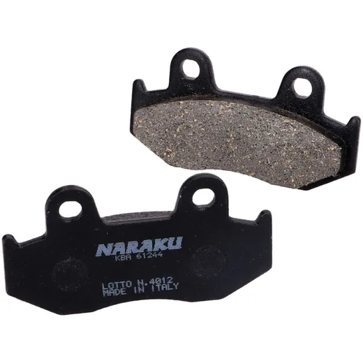 Bremsklötze Bremsbeläge Naraku organisch für Honda NES, SES, PES / PS, SH, CH 125, 150 4T NK430.38