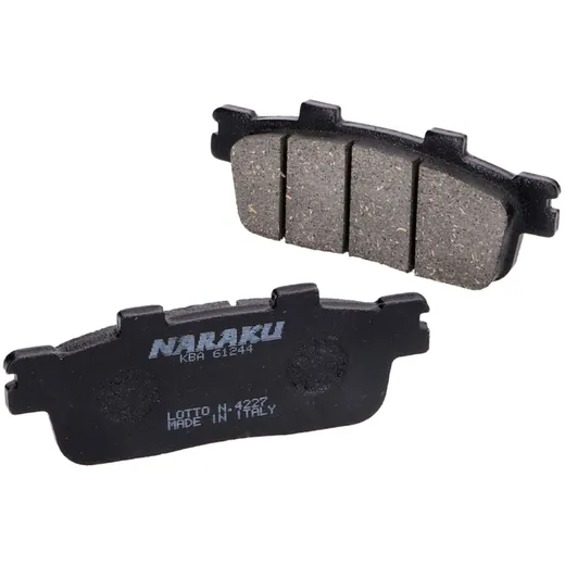 Bremsklötze Bremsbeläge Naraku organisch für SYM, Peugeot, TGB NK430.56