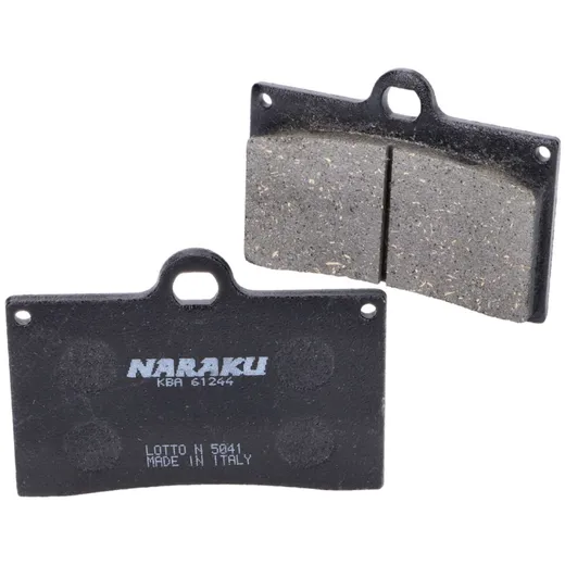 Bremsbeläge Naraku organisch für Aprilia RS 50 14-16, RS4 125, Cagiva Mito 125, Derbi GPR 50 2T Euro2 / 125 4T Euro3 NK430.63