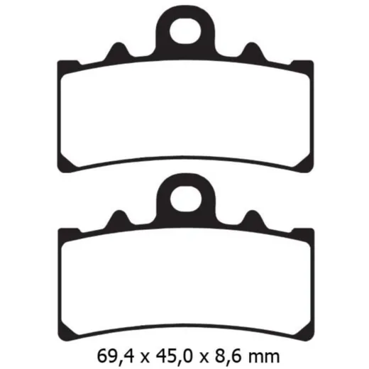 Bremsbeläge Naraku Sinter, vorn für KTM Duke, RC 125, 200, 3_1