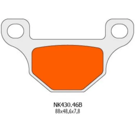 Bremsbeläge Naraku organisch für Aprilia RS4, Derbi GPR, Mot_2
