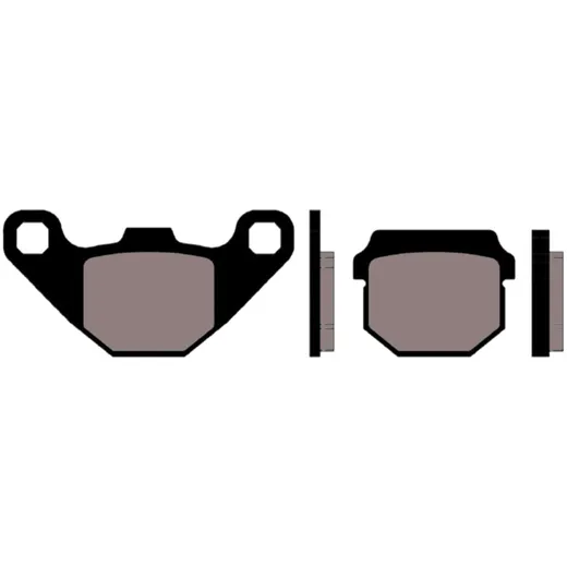 brake pads Naraku organic for Aprilia, Hyosung, Peugeot, Der_1