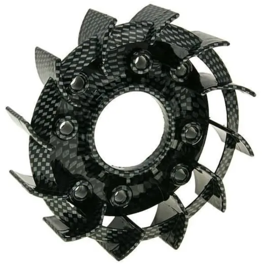 cooling fan Naraku Racing carbon-look for Kymco, Baotian, GY6 50, 139QMB NK800.13