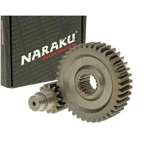 secondary transmission gear up kit Naraku racing 14/39 +10% for GY6 125/150cc 152/157QMI NK901.22