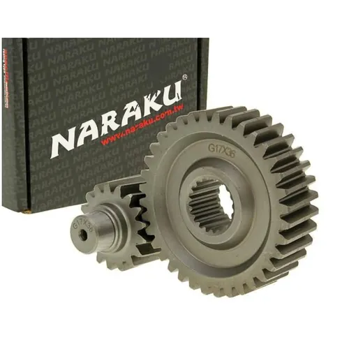 secondary transmission gear up kit Naraku racing 17/36 +31% for GY6 125/150cc 152/157QMI NK901.24