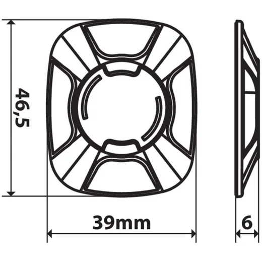 Opti Universal Adapter selbstklebend OL-90426_3