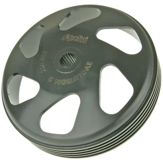clutch bell Polini Speed Bell Evolution 2 107mm for Piaggio, Peugeot, Kymco, SYM, GY6 P.13385 clutch bell Polini Speed Bell Evolution 2 107mm for Piaggio, Peugeot, Kymco, SYM, GY6 P.13385