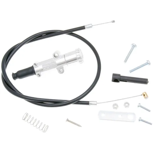 choke cable assy Polini chromed 65cm - universal P.33598