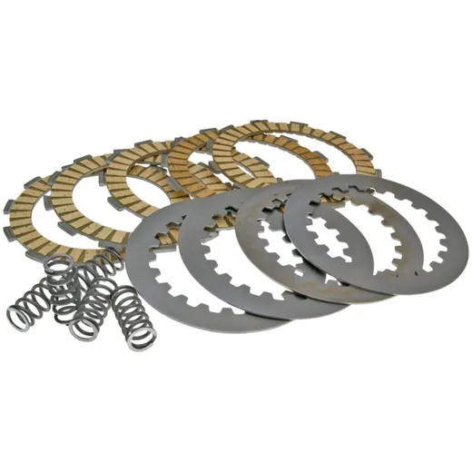 clutch plate kit Polini reinforced 5-friction plate type for Derbi Senda GPR, Aprilia RS RX SX, Gilera RCR, SMT EBE, EBS, D50B P