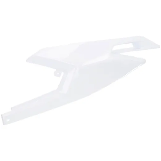 Seitenabdeckung links hinten OEM weiß für Aprilia RX, SX, Derbi Senda, Gilera RCR, SMT 50 Euro4 2018- PI-2B004330000W0B