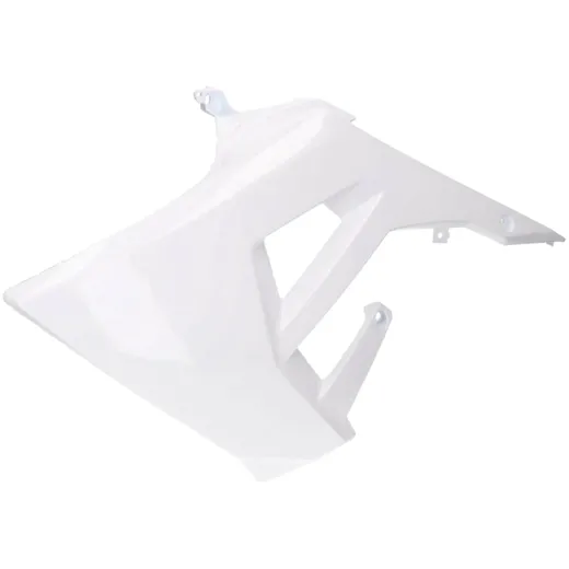 Tankverkleidung links OEM weiß für Derbi Senda R 50, Senda SM 50 X-Treme Euro4 2018- PI-2B004334000W0B