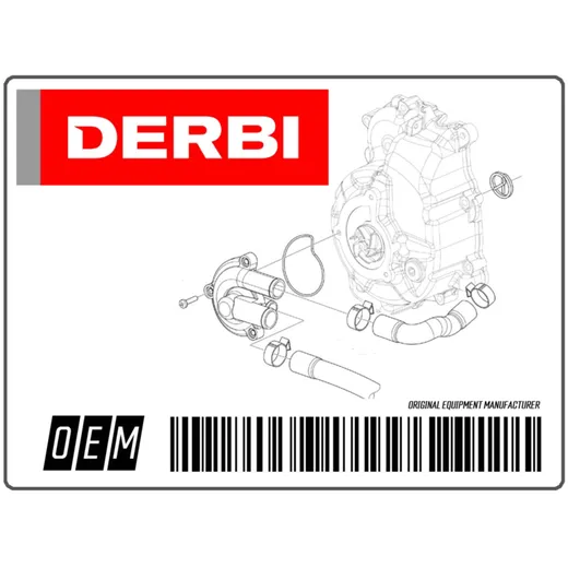 Alternator cover OEM for Derbi D50B0 Euro 4 2018- PI-2B0043596