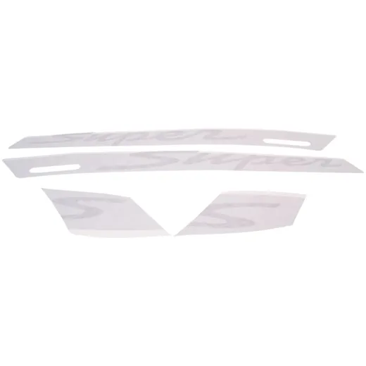decal set / sticker set "Super" OEM grey color for Vespa GTS Super Sport 742/B PI-67333600A1