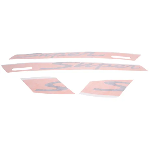 Sticker Aufkleber Dekorsatz "Super" OEM orange für Vespa GTS Super Sport 85/B PI-67333600A4 Sticker Aufkleber Dekorsatz "Super" OEM orange für Vespa GTS Super Sport 85/B PI-67333600A4