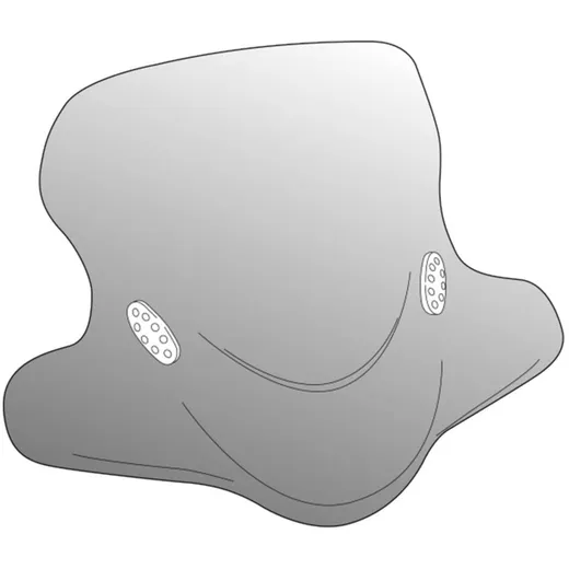 windshield Puig City Touring smoke universal PUI0572H
