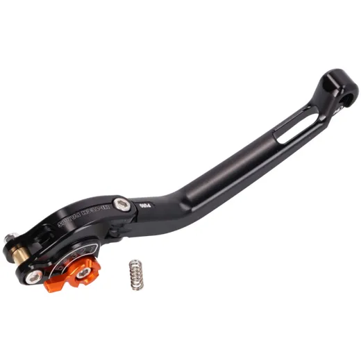 front brake lever Puig 2.0 adjustable, folding - black orang_3