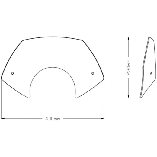 Windschild Puig GTS Sport klar für Vespa GTS 125, 300 2007- _1