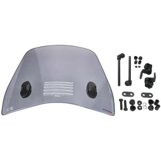 windshield Puig Trafic smoke for Kymco Agility City 50, 125 2020- PUI20529H