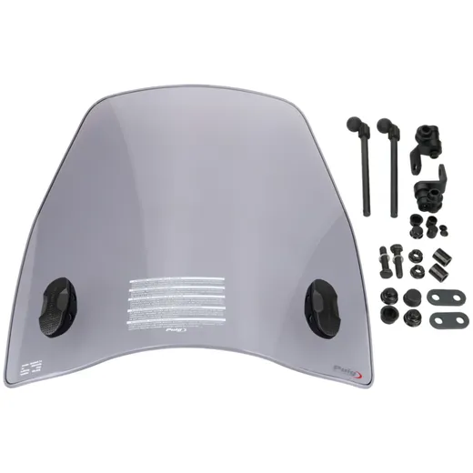 windshield Puig Urban smoke for Kymco Agility City 50, 125 2020- PUI20530H windshield Puig Urban smoke for Kymco Agility City 50, 125 2020- PUI20530H