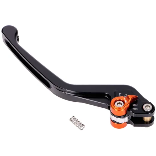 Kupplungshebel / Bremshebel Puig 3.0 hinten einstellbar - schwarz orange PUI220-NT