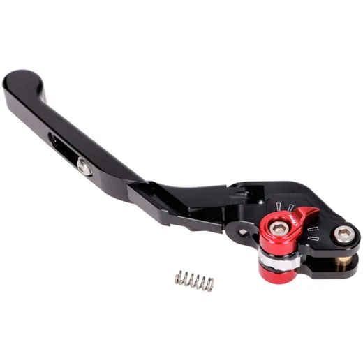 clutch lever / brake lever Puig 3.0 rear adjustable, foldable, adjustable length - black red PUI24-NNR